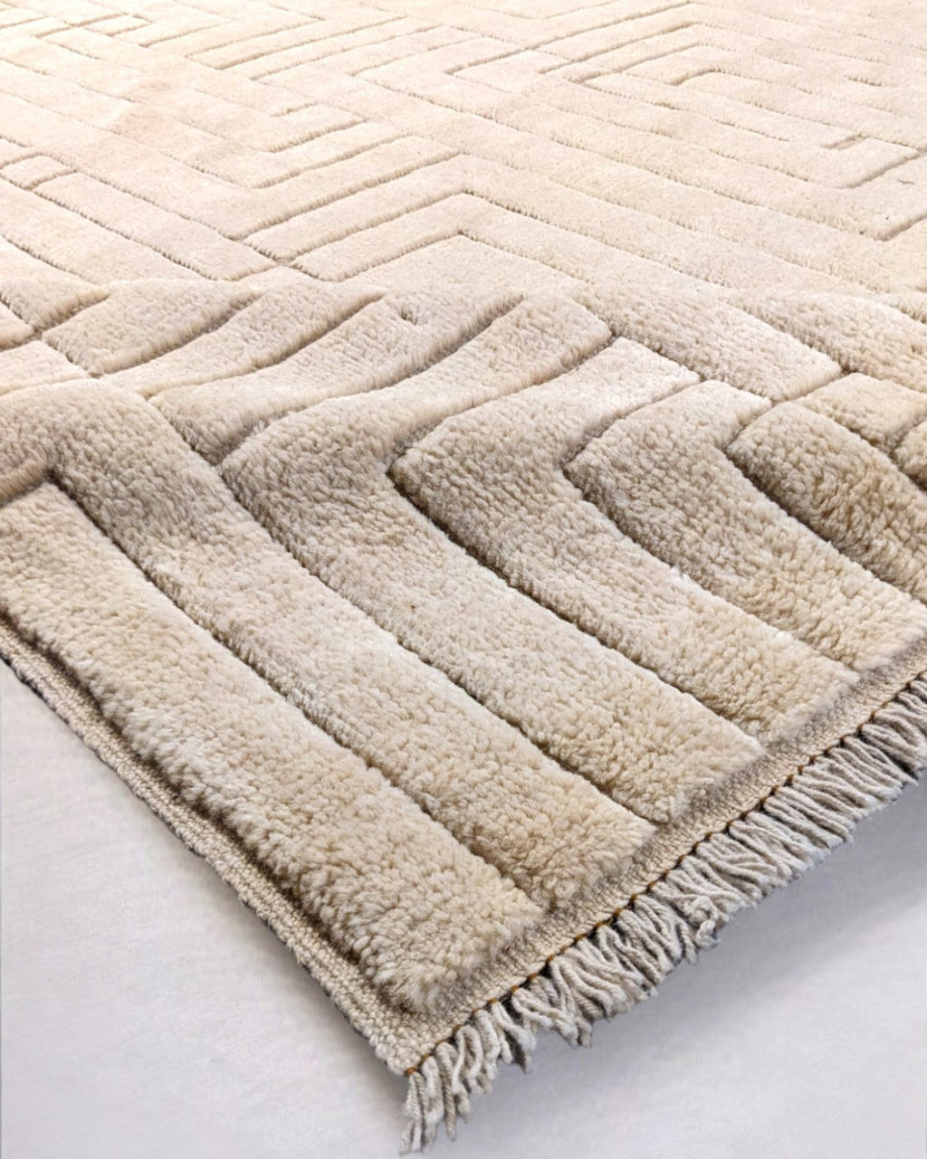 Zeva Hand Knotted Rug - 305 x 262 cm - Handmade