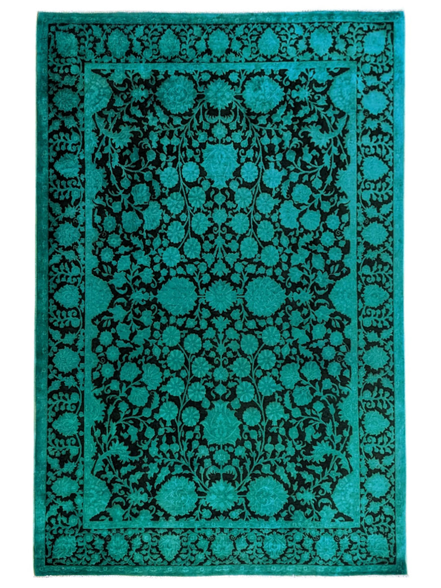 Ziegler Silk Wash Chobi Rug - 277 x 186 cm - Handmade