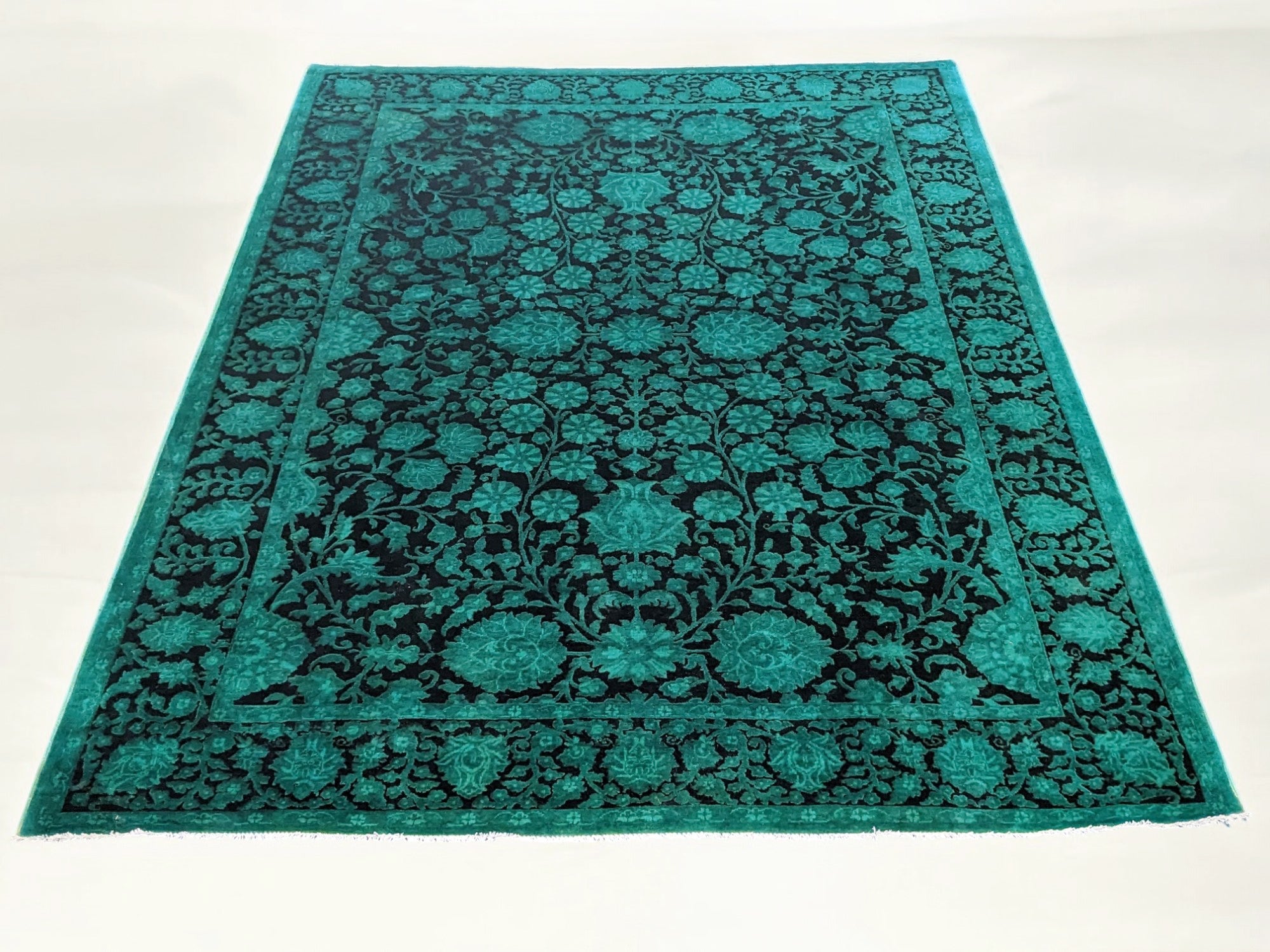 Ziegler Silk Wash Chobi Rug - 277 x 186 cm - Handmade