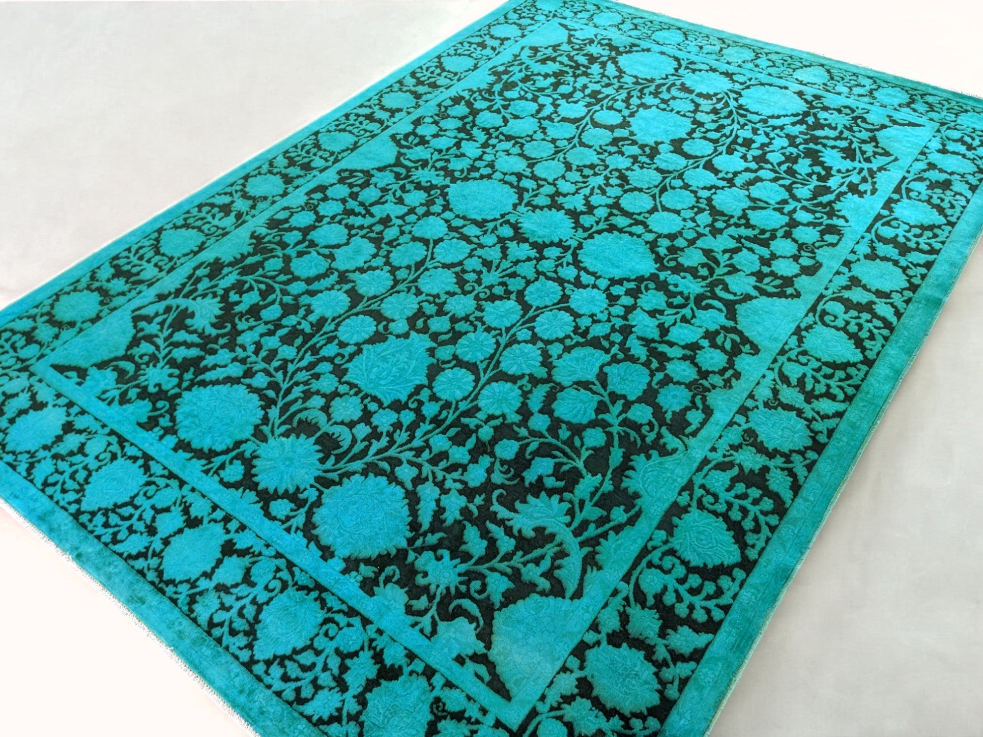 Ziegler Silk Wash Chobi Rug - 277 x 186 cm - Handmade