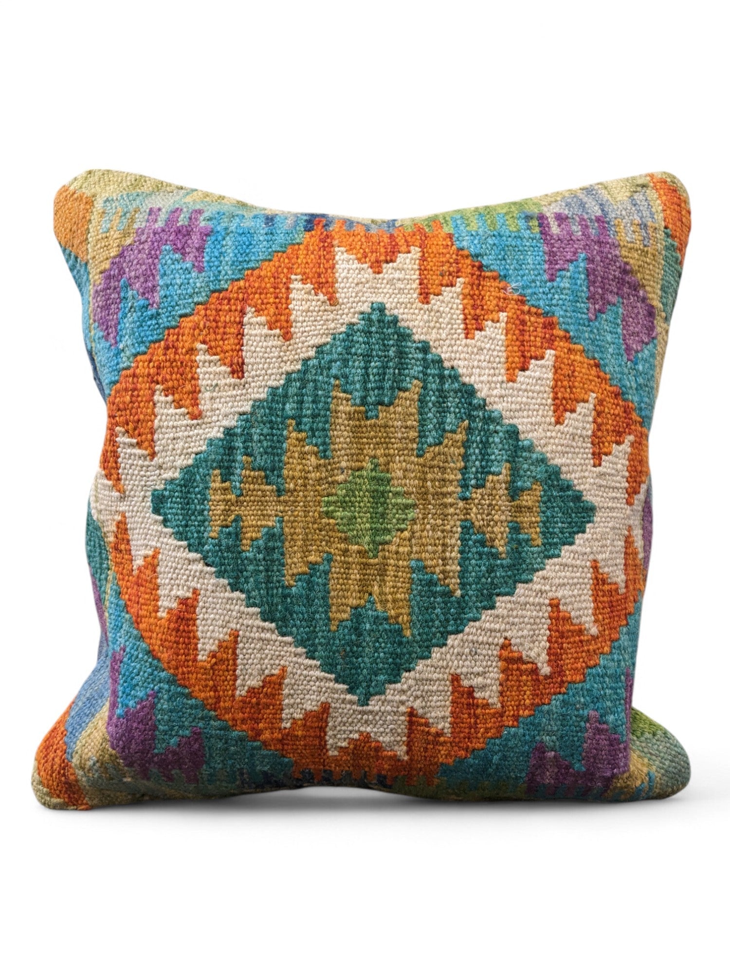 Afghan Kilim Cushion Cover - 45 x 45 cm - Handmade