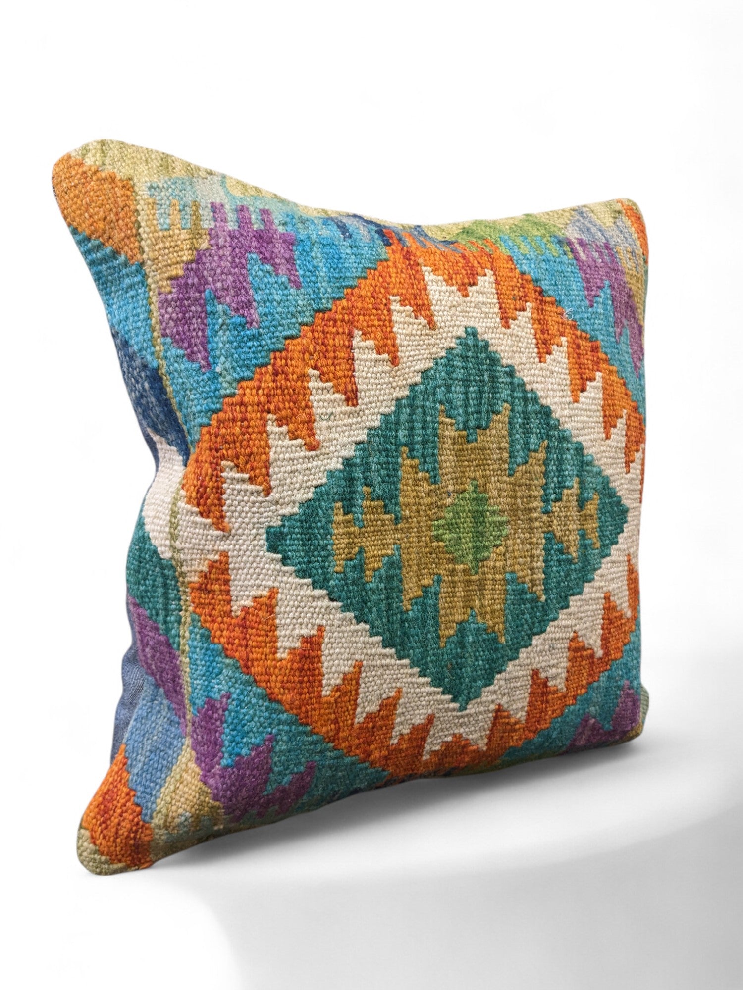 Afghan Kilim Cushion Cover - 45 x 45 cm - Handmade