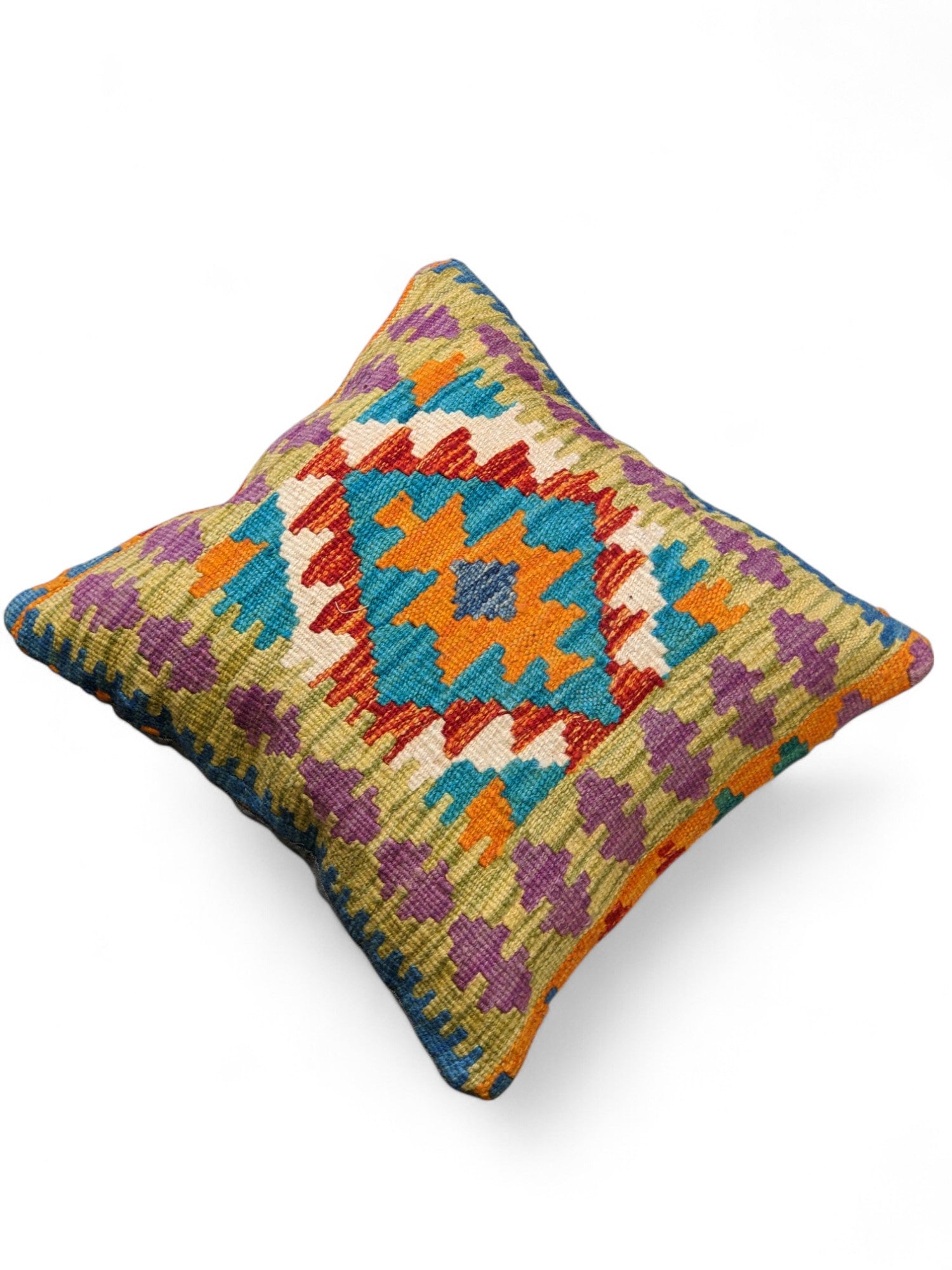 Afghan Kilim Cushion Cover - 45 x 45 cm - Handmade