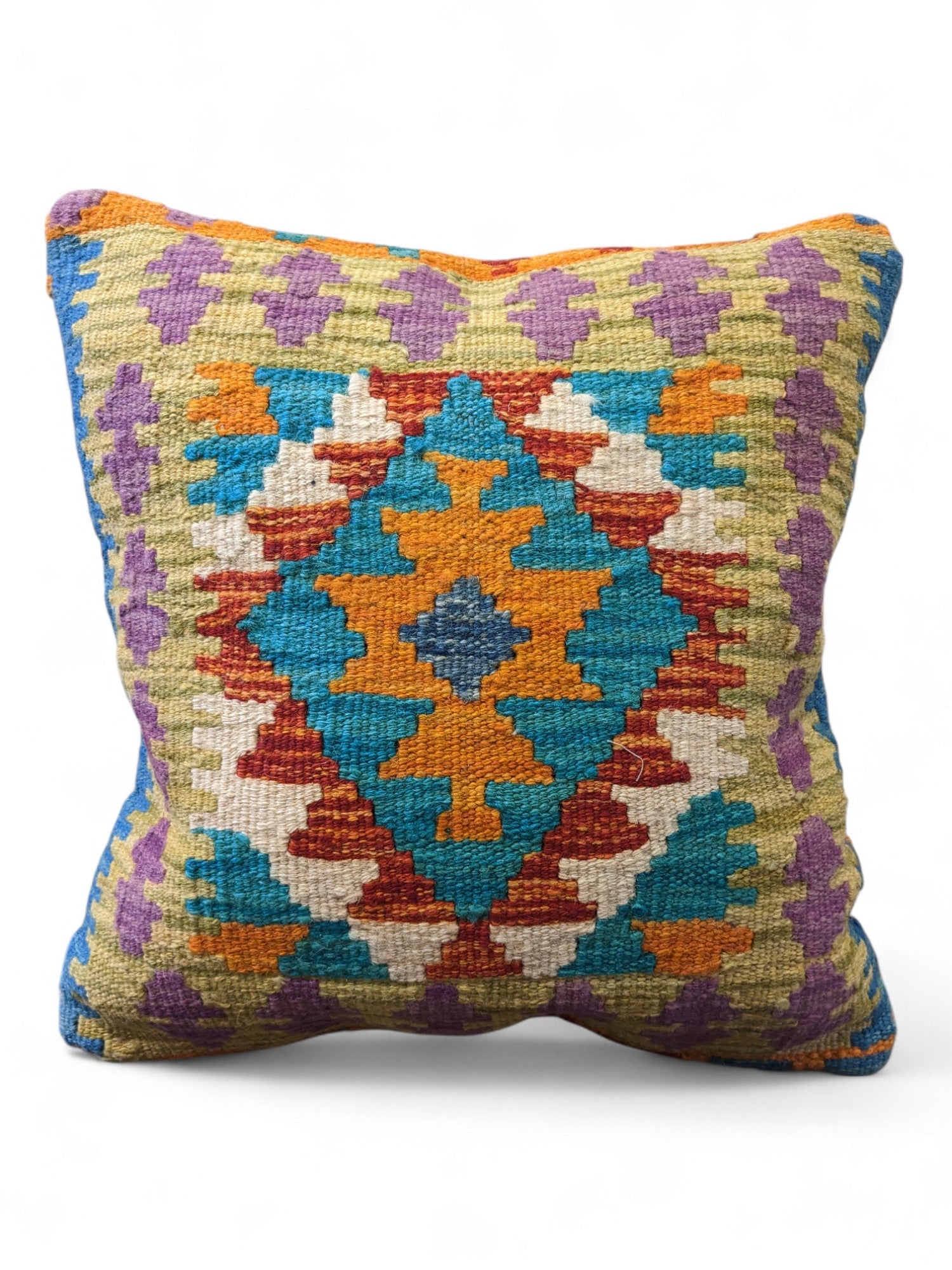 Afghan Kilim Cushion Cover - 45 x 45 cm - Handmade