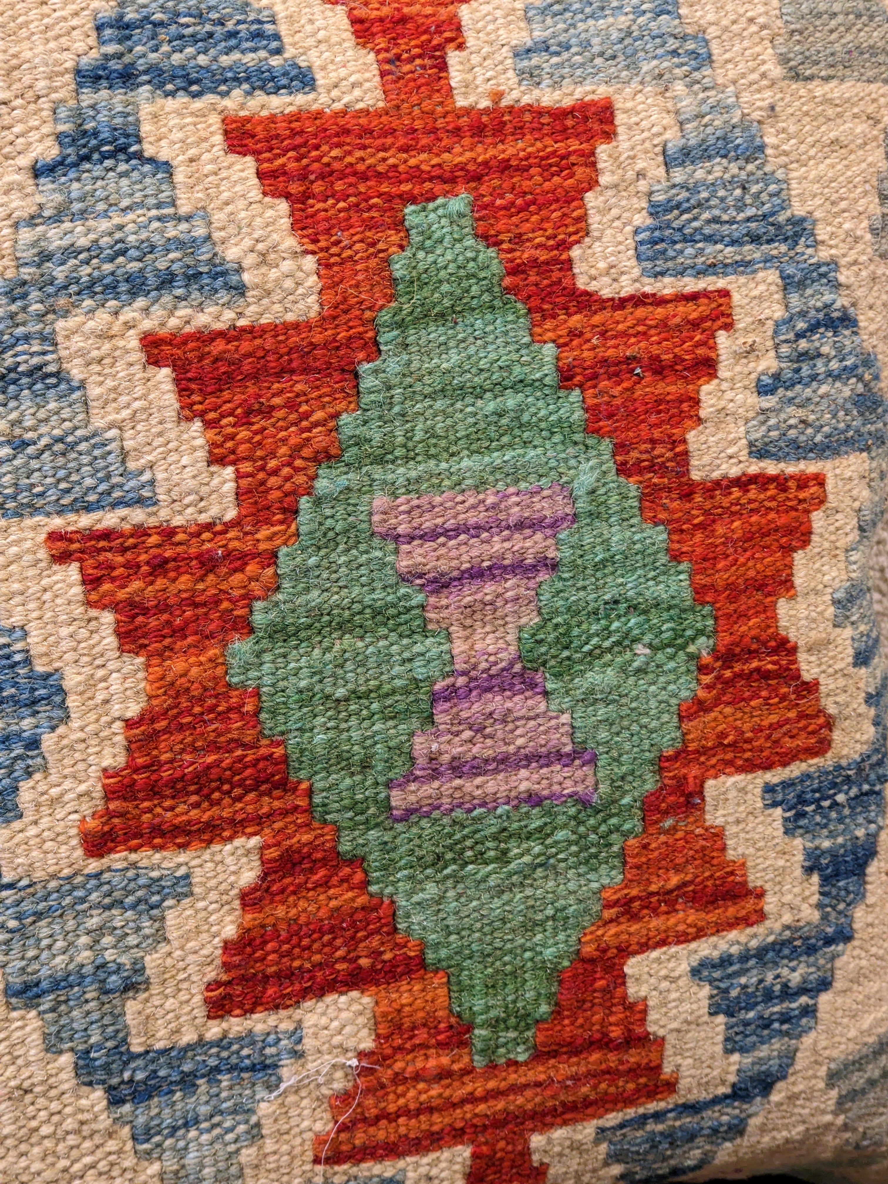 Afghan Kilim Cushion Cover - 45 x 45 cm - Handmade
