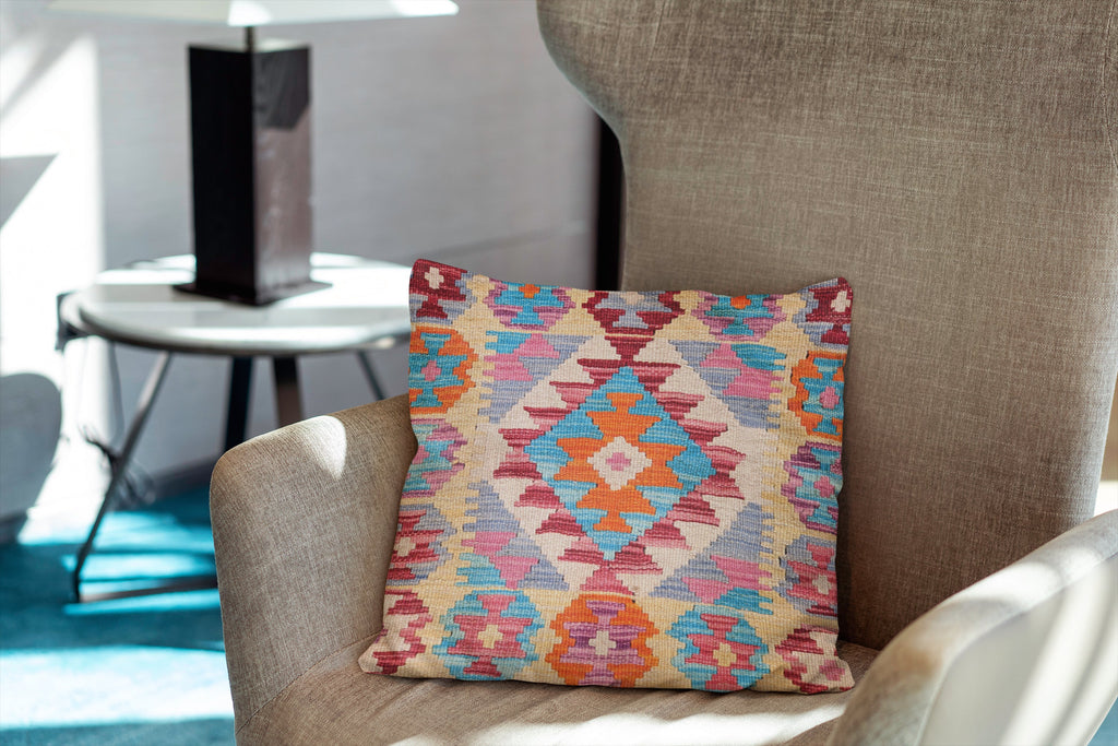Afghan Kilim Cushion Cover - 45 x 45 cm - Handmade