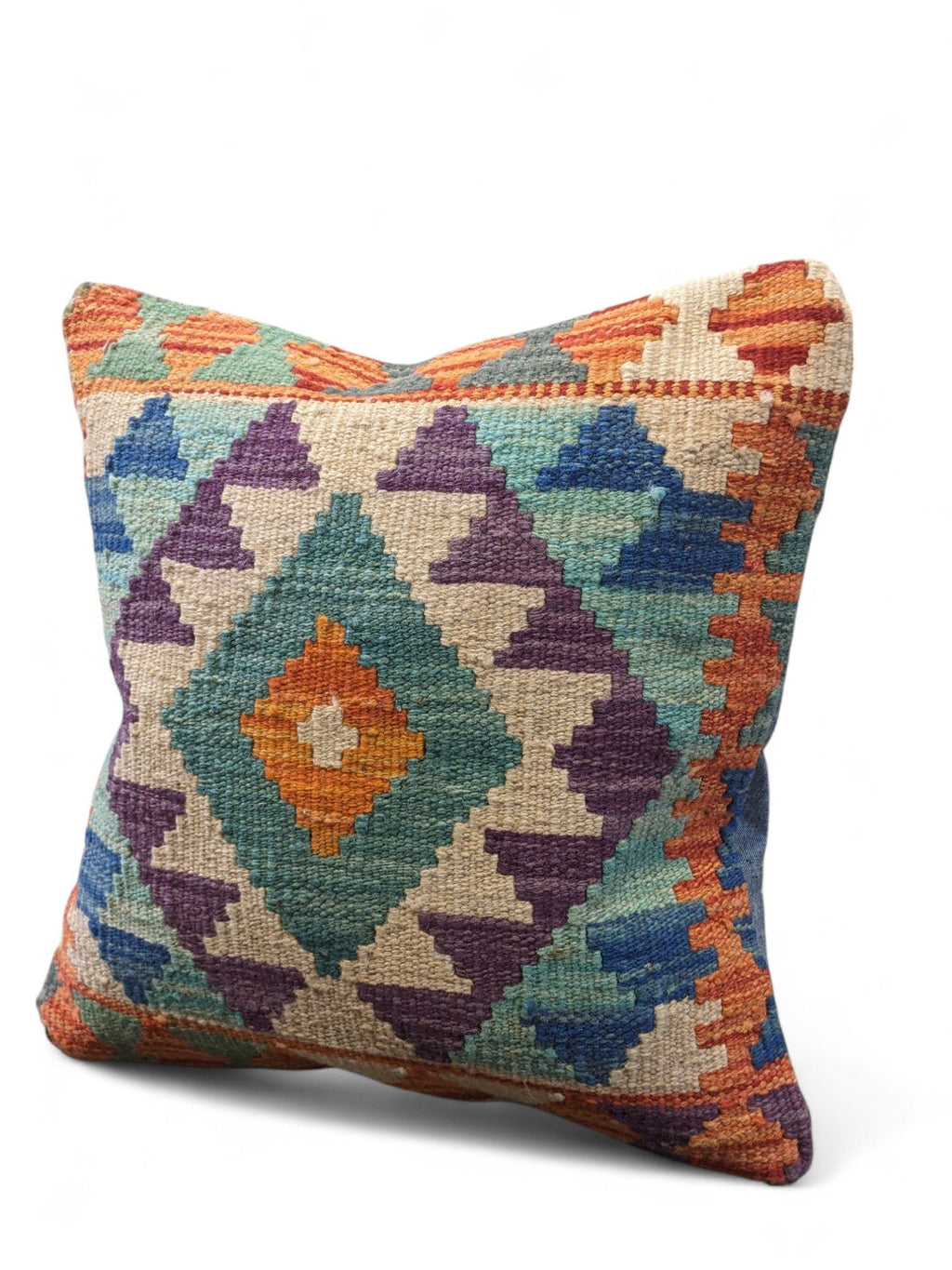 Afghan Kilim Cushion Cover - 45 x 45 cm - Handmade