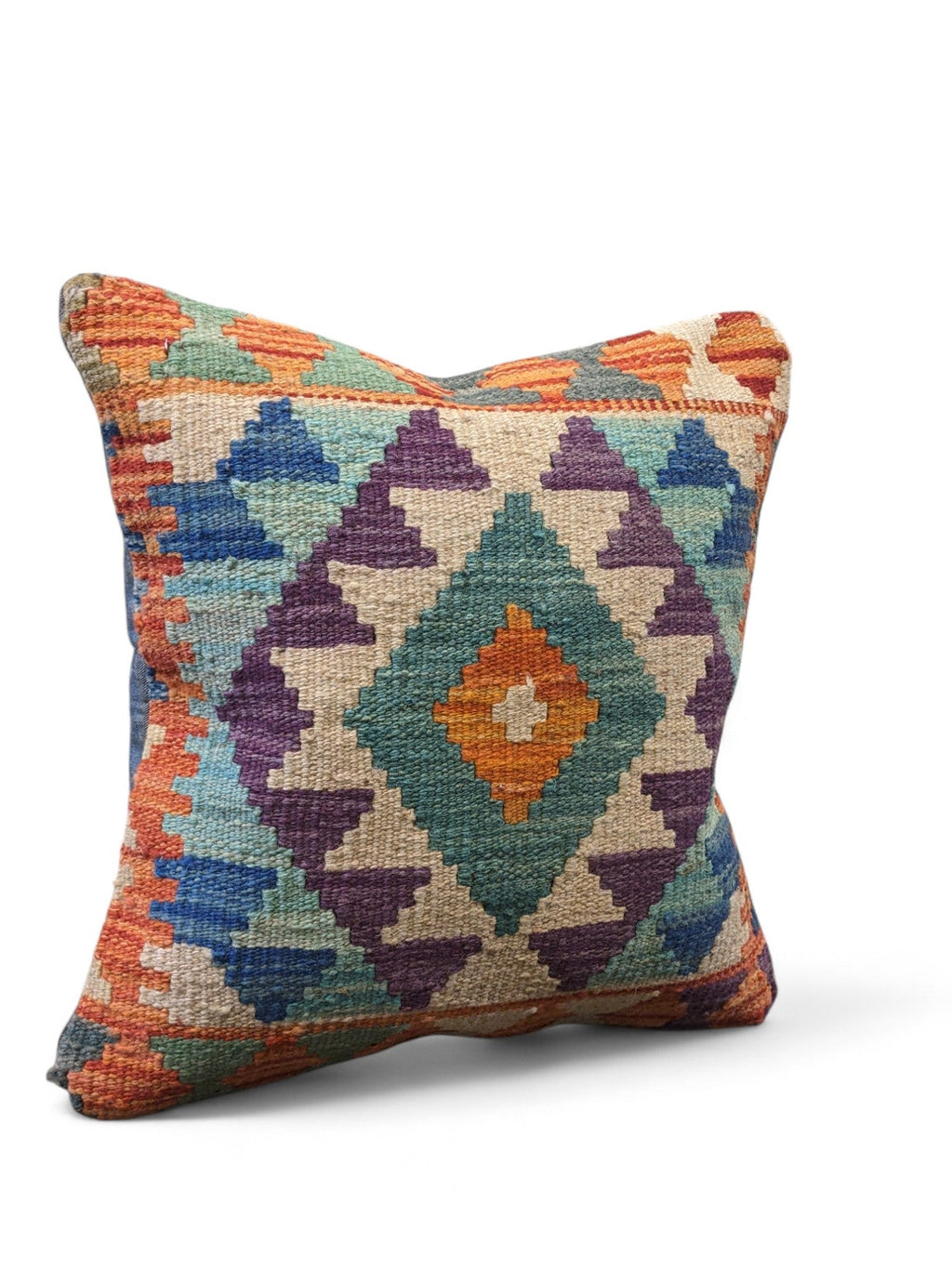 Afghan Kilim Cushion Cover - 45 x 45 cm - Handmade