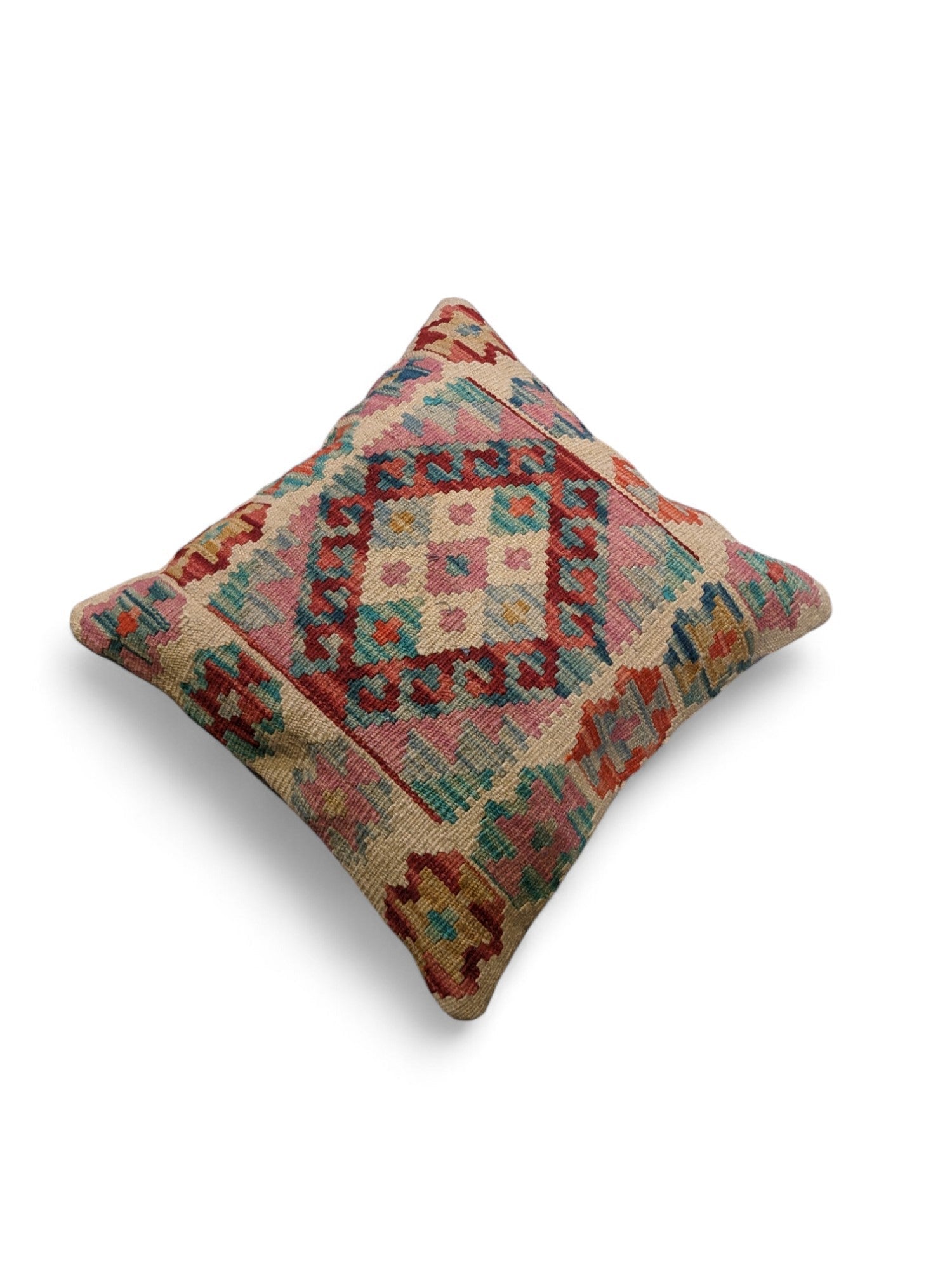Afghan Kilim Cushion Cover - 45 x 45 cm - Handmade