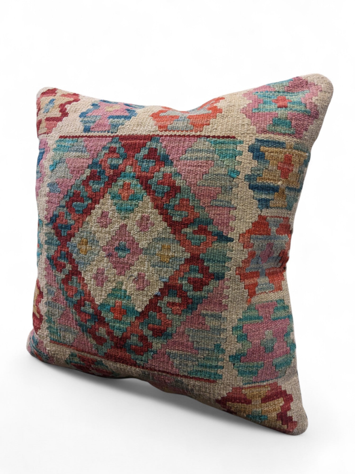 Afghan Kilim Cushion Cover - 45 x 45 cm - Handmade