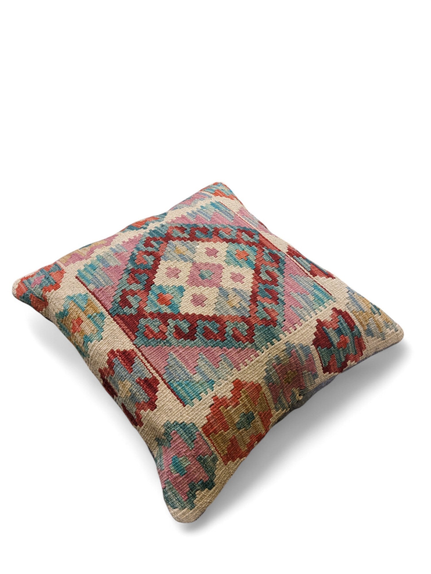 Afghan Kilim Cushion Cover - 45 x 45 cm - Handmade