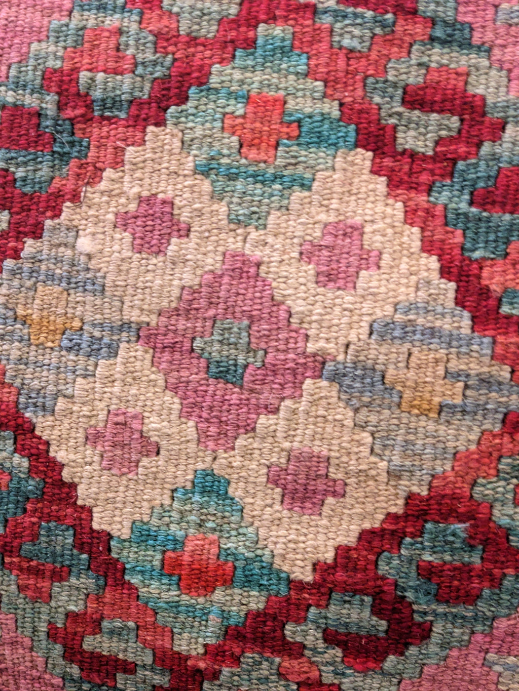 Afghan Kilim Cushion Cover - 45 x 45 cm - Handmade