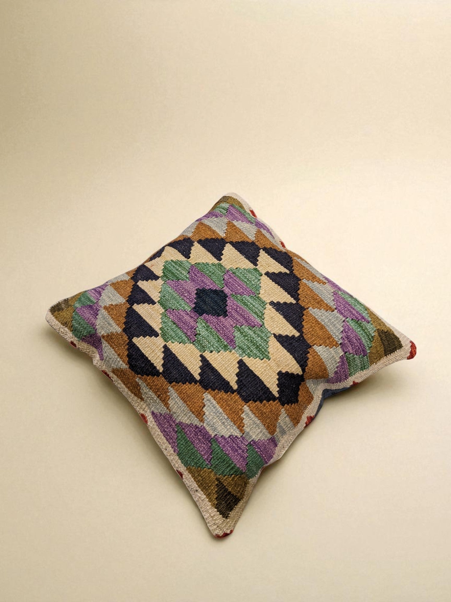 Afghan Kilim Cushion Cover - 45 x 45 cm - Handmade