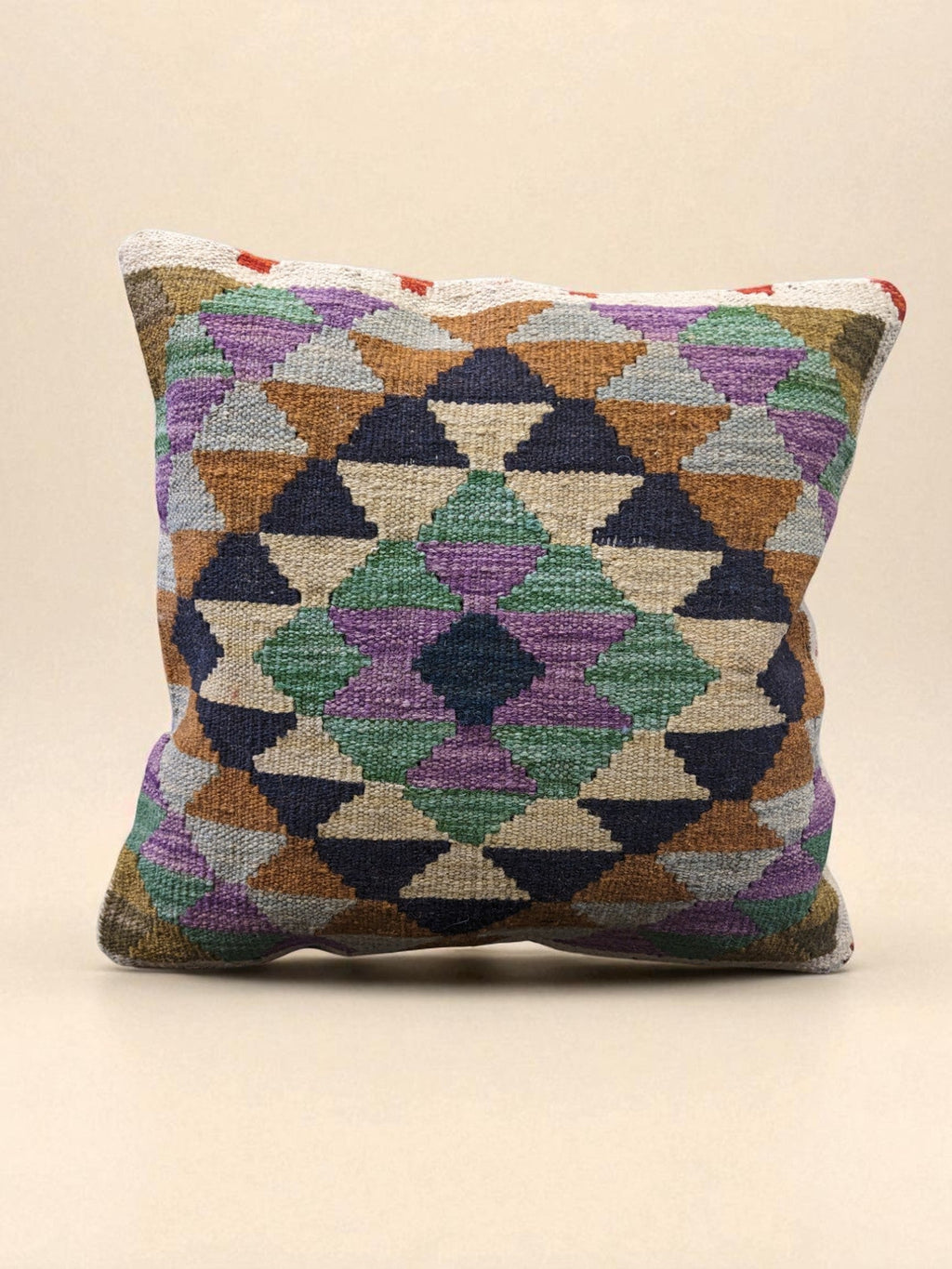 Afghan Kilim Cushion Cover - 45 x 45 cm - Handmade