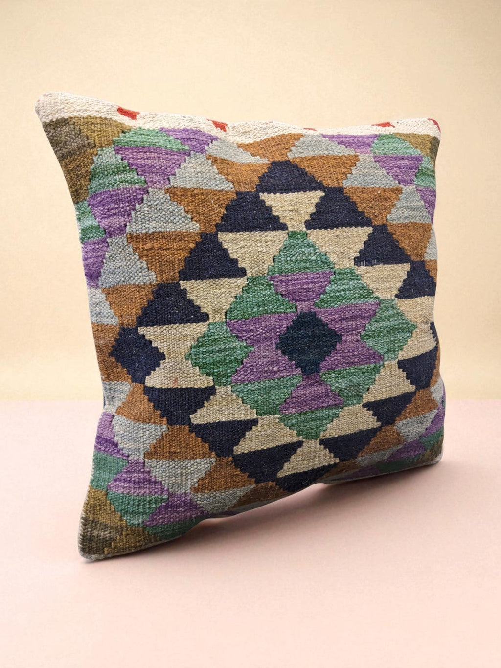 Afghan Kilim Cushion Cover - 45 x 45 cm - Handmade