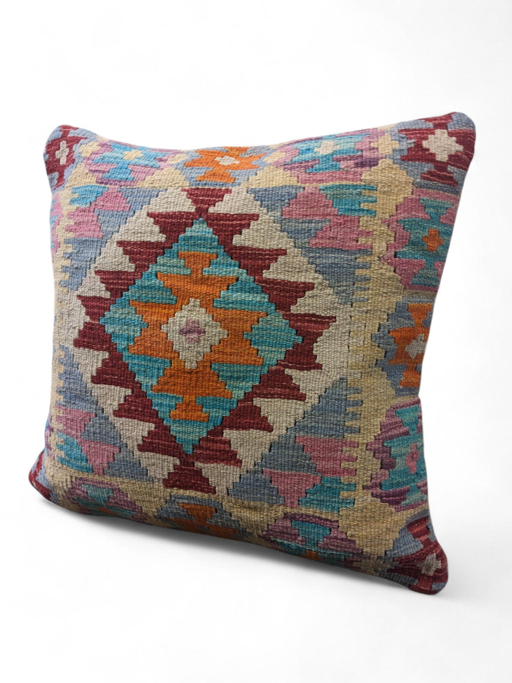 Afghan Kilim Cushion Cover - 45 x 45 cm - Handmade