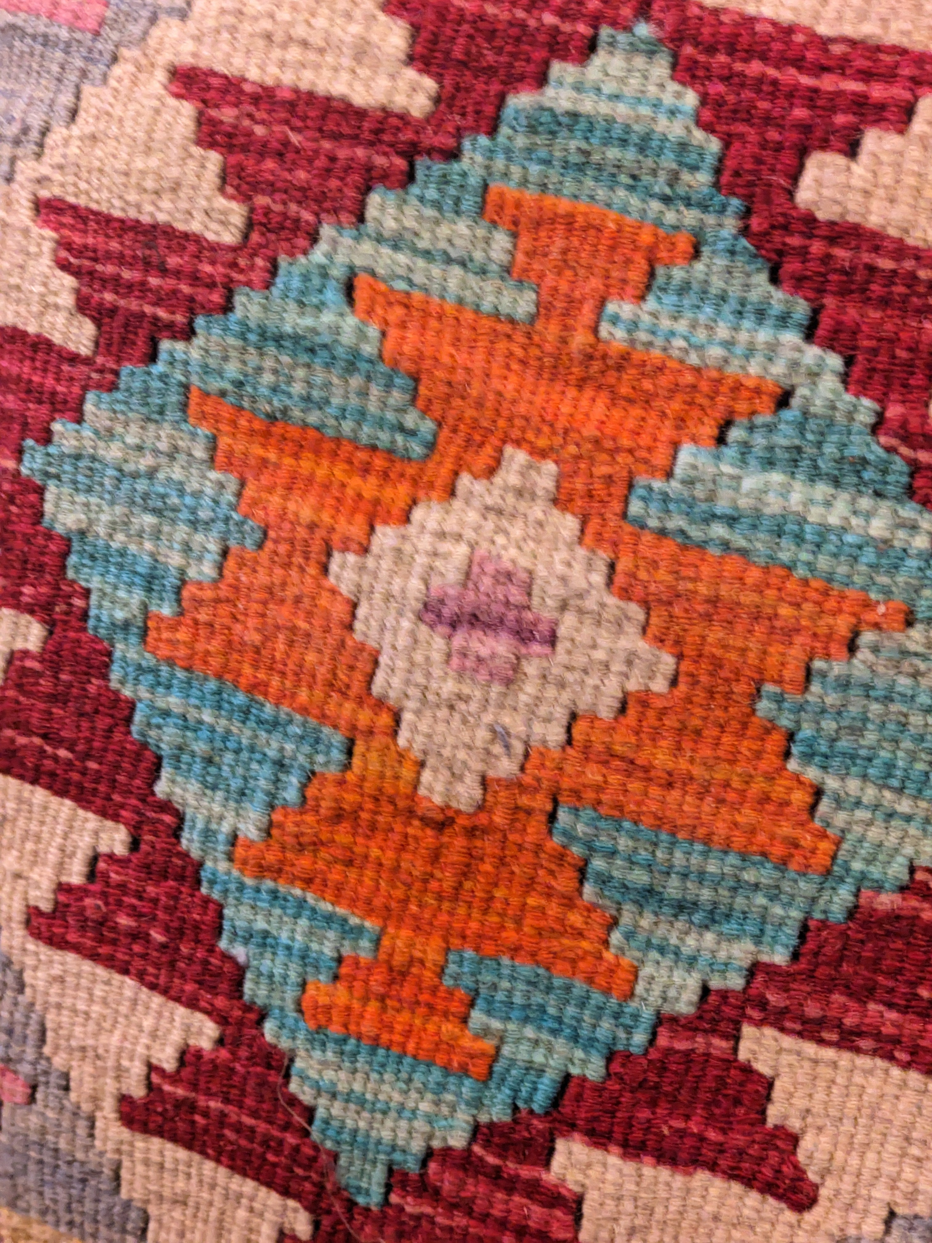 Afghan Kilim Cushion Cover - 45 x 45 cm - Handmade