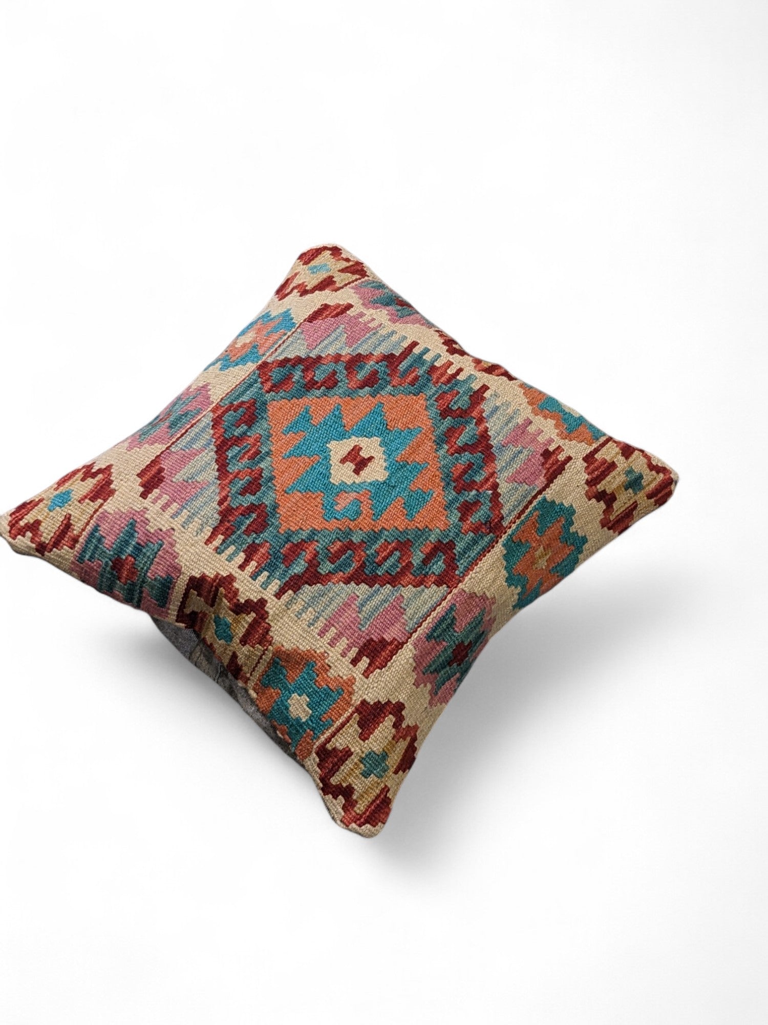 Afghan Kilim Cushion Cover - 45 x 45 cm - Handmade