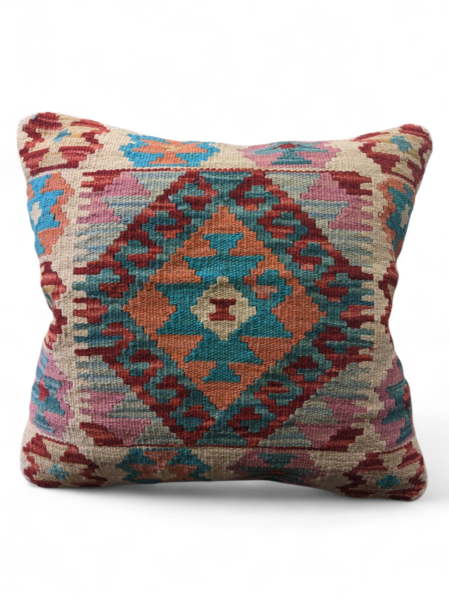 Afghan Kilim Cushion Cover - 45 x 45 cm - Handmade