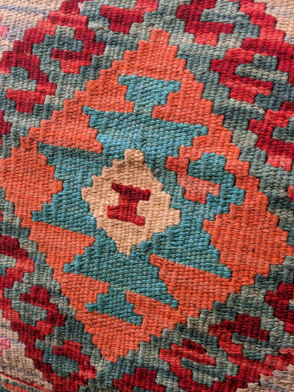 Afghan Kilim Cushion Cover - 45 x 45 cm - Handmade