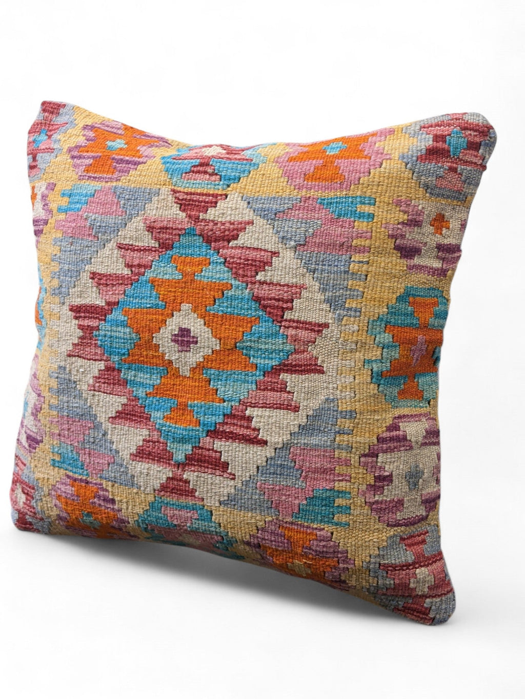 Afghan Kilim Cushion Cover - 45 x 45 cm - Handmade