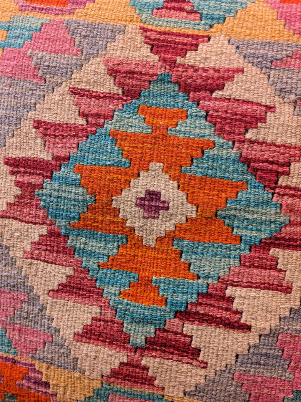 Afghan Kilim Cushion Cover - 45 x 45 cm - Handmade