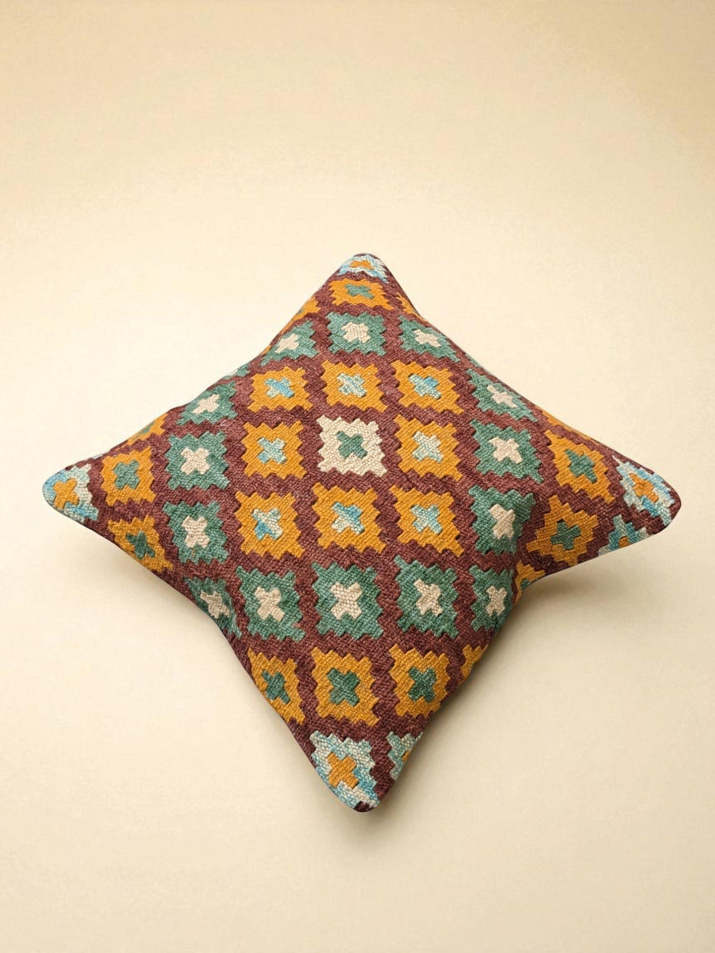 Afghan Kilim Cushion Cover - 45 x 45 cm - Handmade