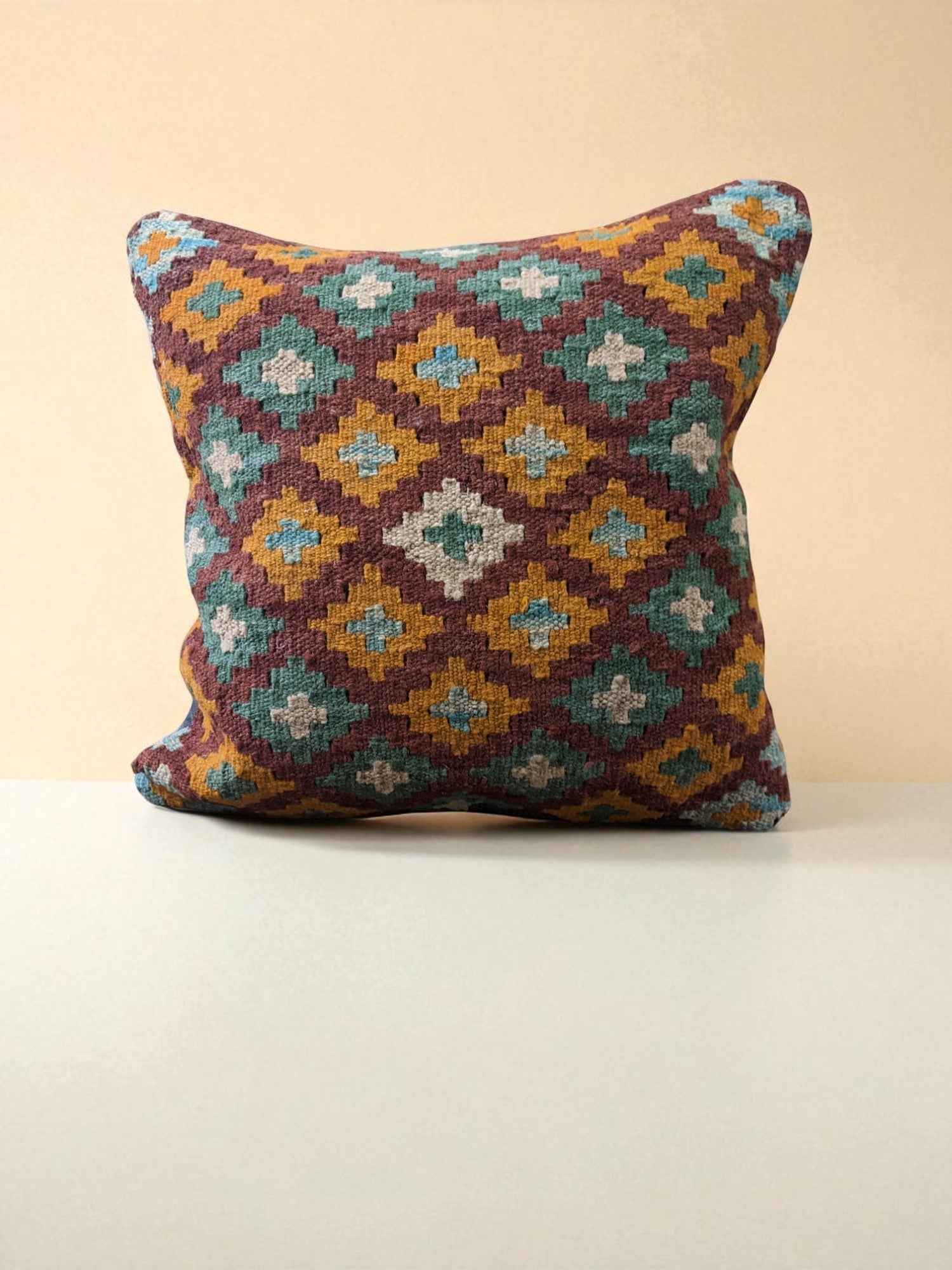 Afghan Kilim Cushion Cover - 45 x 45 cm - Handmade