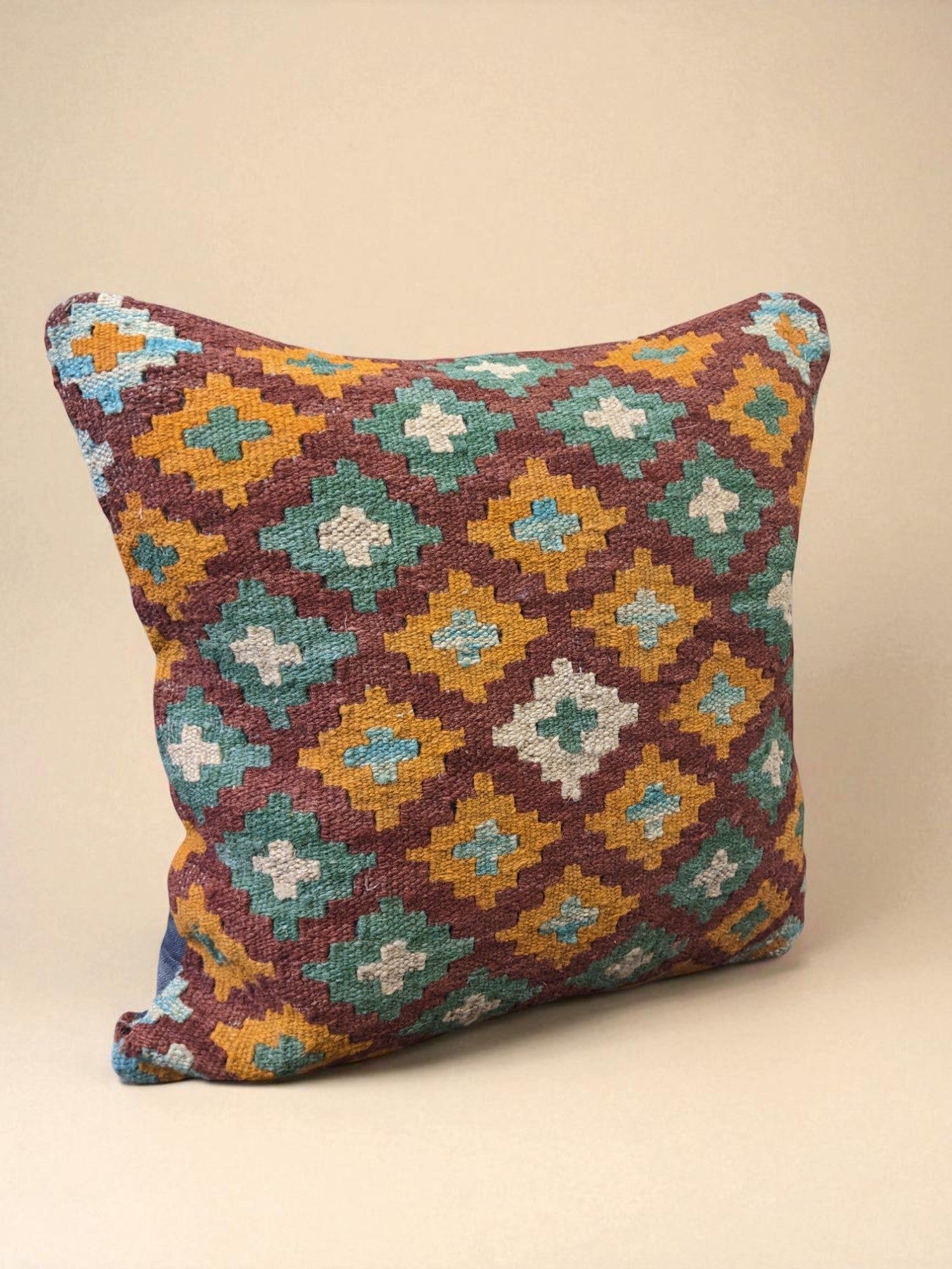 Afghan Kilim Cushion Cover - 45 x 45 cm - Handmade