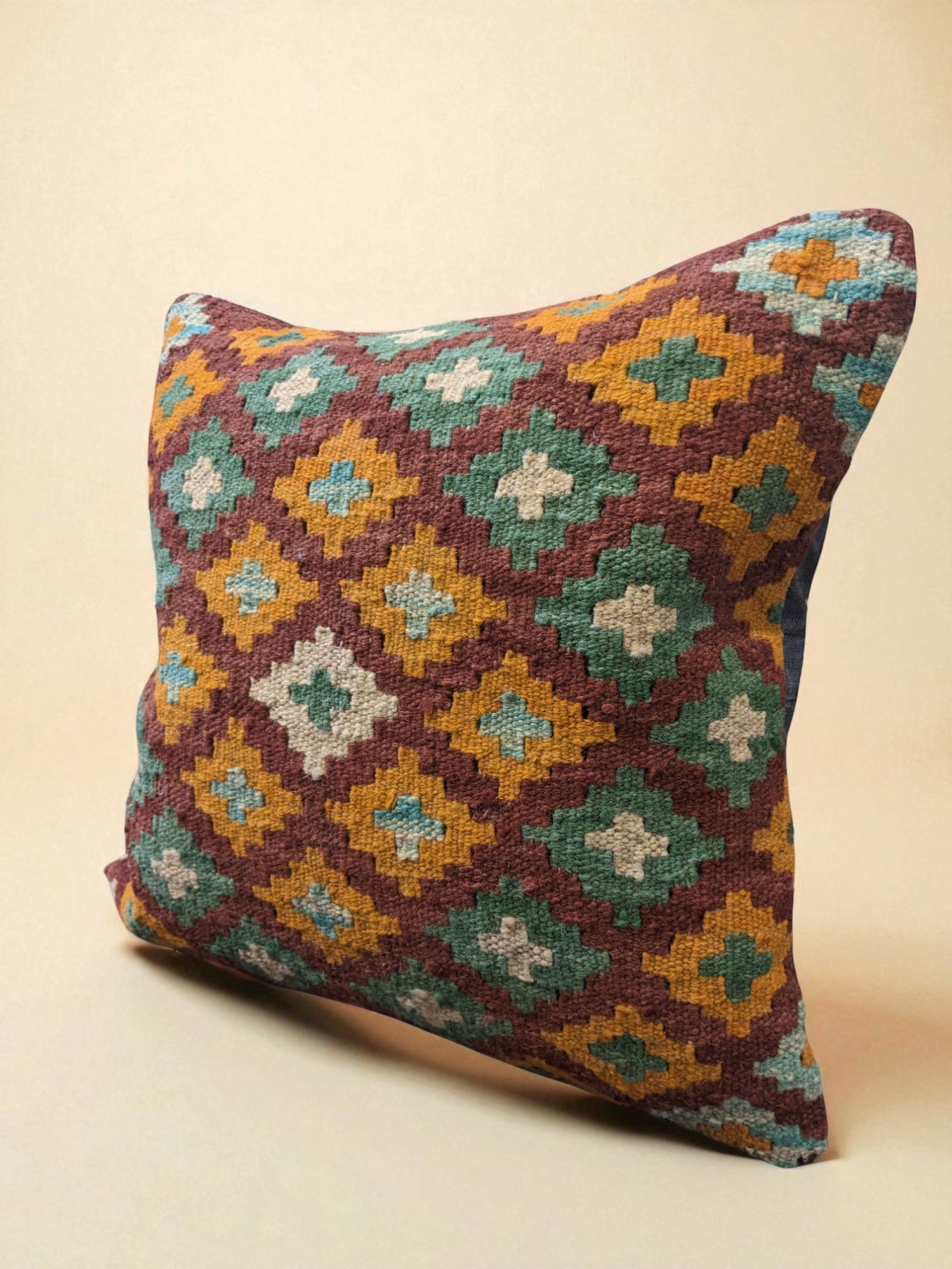 Afghan Kilim Cushion Cover - 45 x 45 cm - Handmade