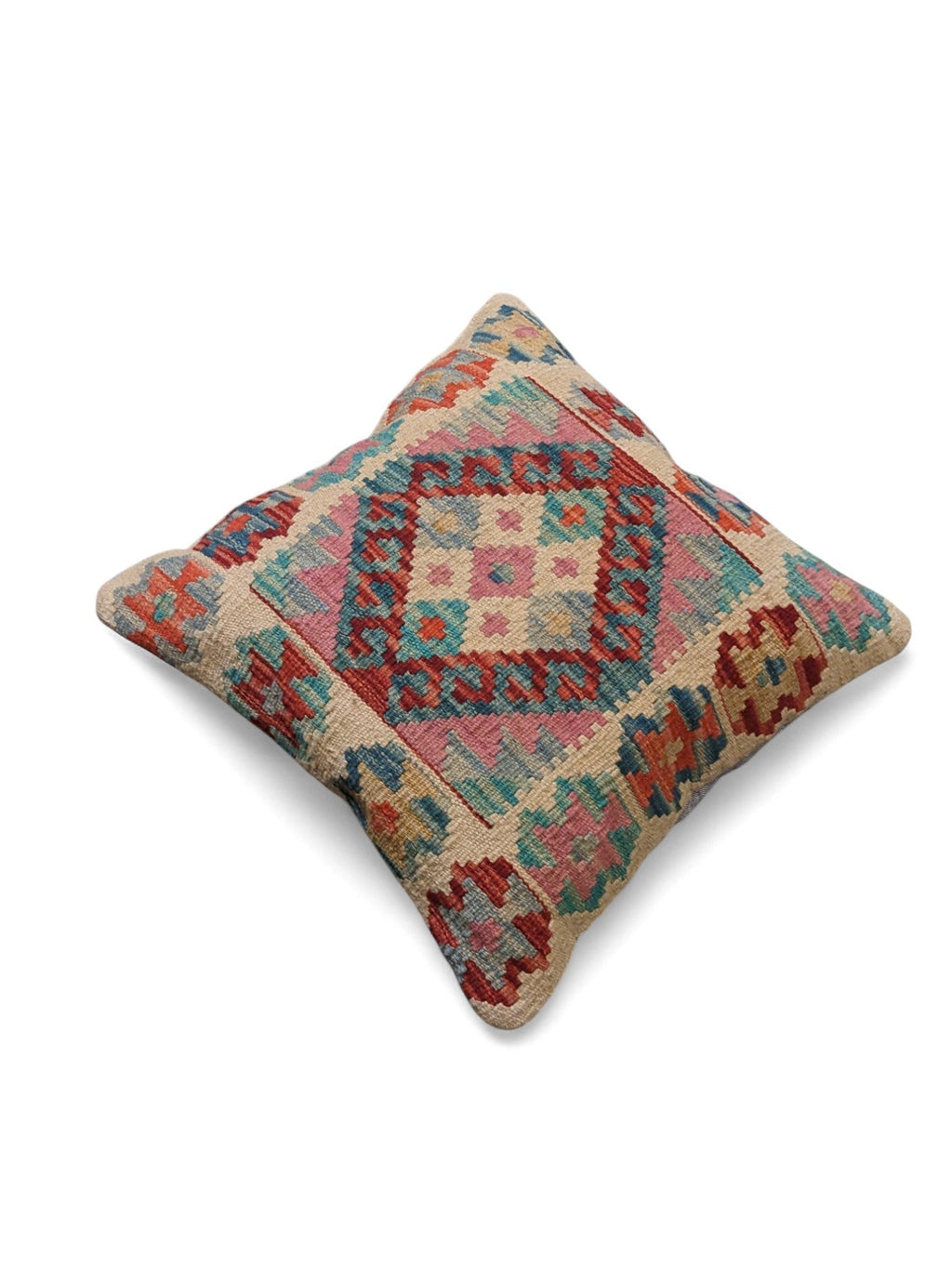 Afghan Kilim Cushion Cover - 45 x 45 cm - Handmade