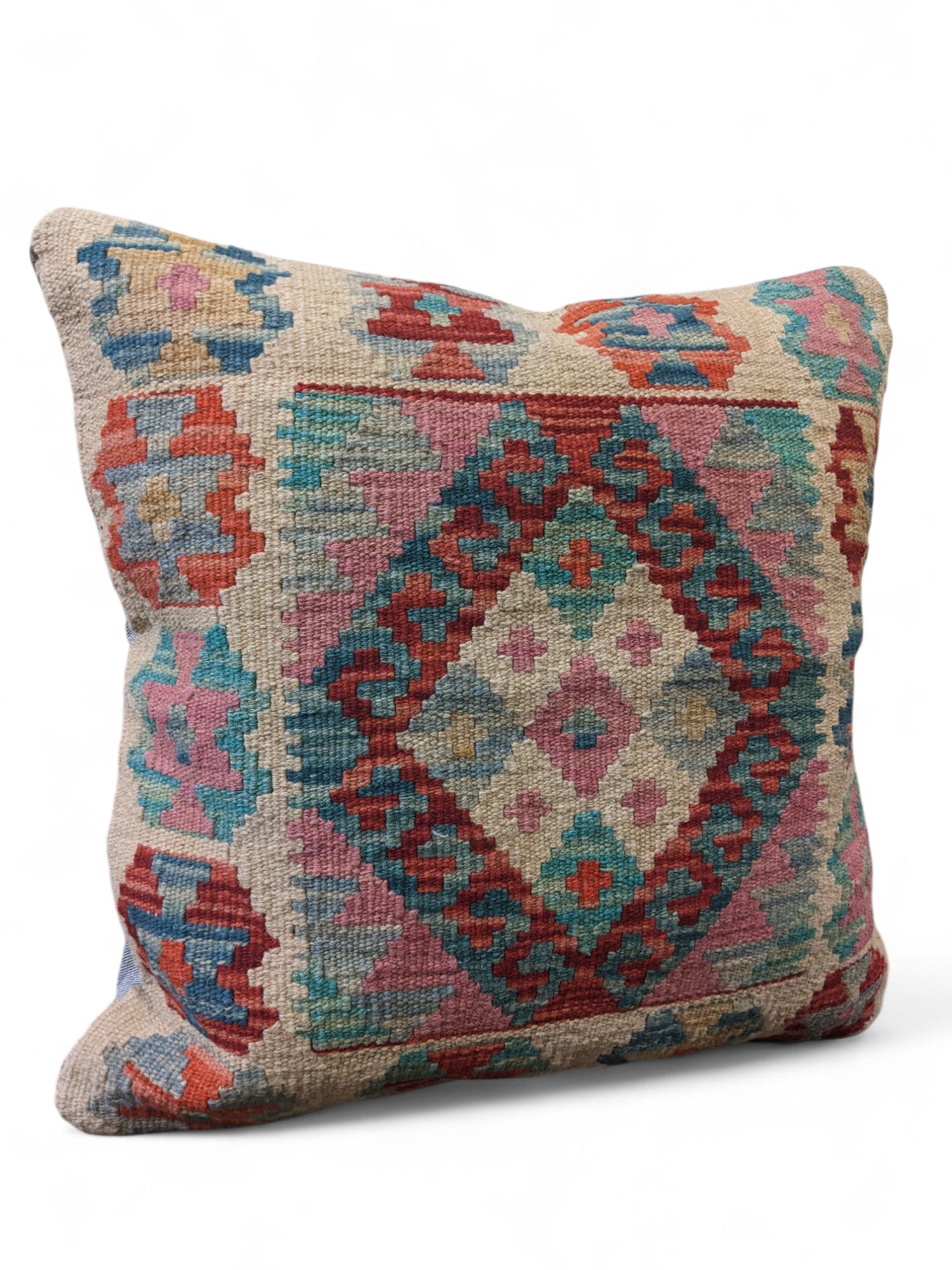 Afghan Kilim Cushion Cover - 45 x 45 cm - Handmade