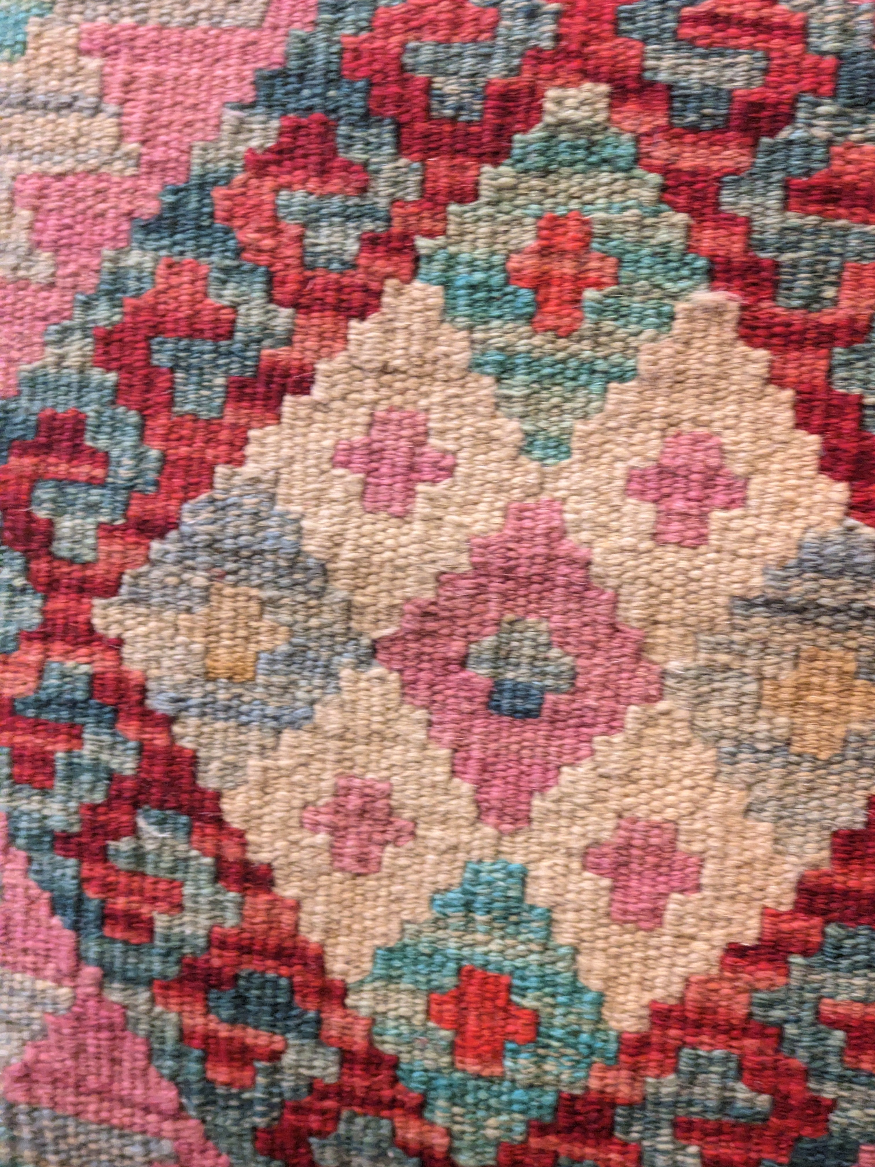 Afghan Kilim Cushion Cover - 45 x 45 cm - Handmade