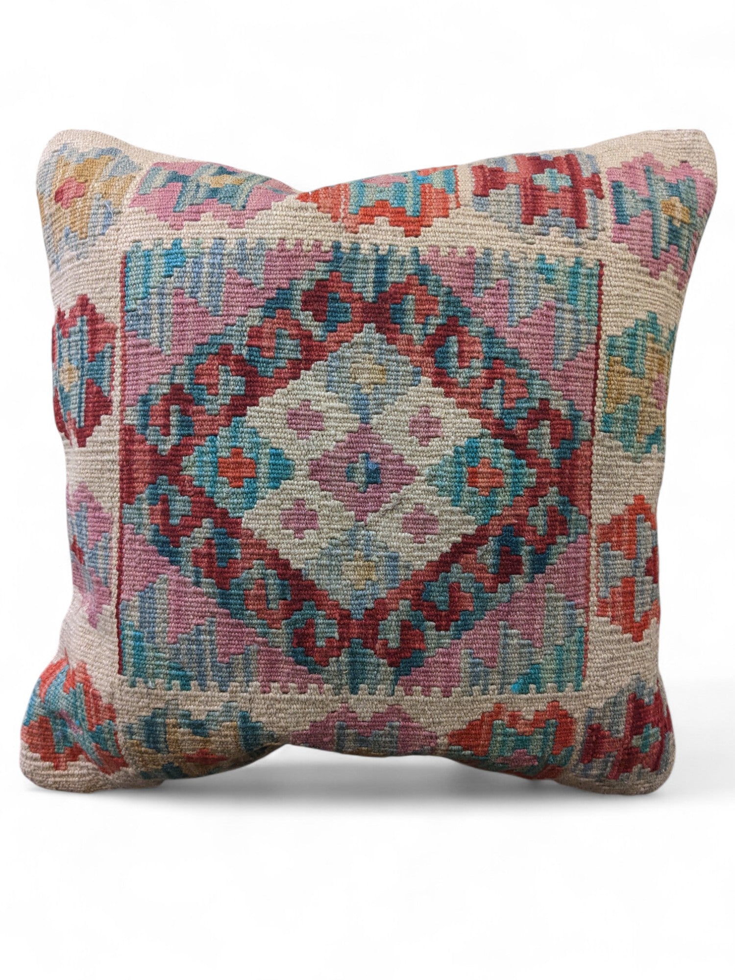 Afghan Kilim Cushion Cover - 45 x 45 cm - Handmade