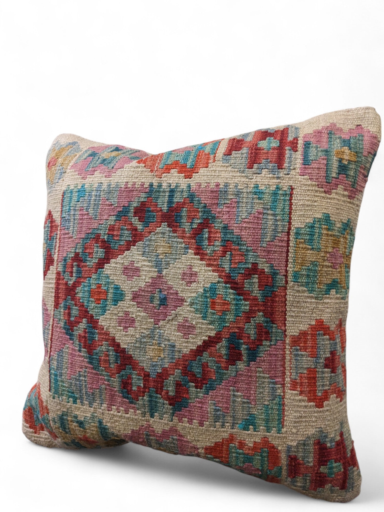 Afghan Kilim Cushion Cover - 45 x 45 cm - Handmade
