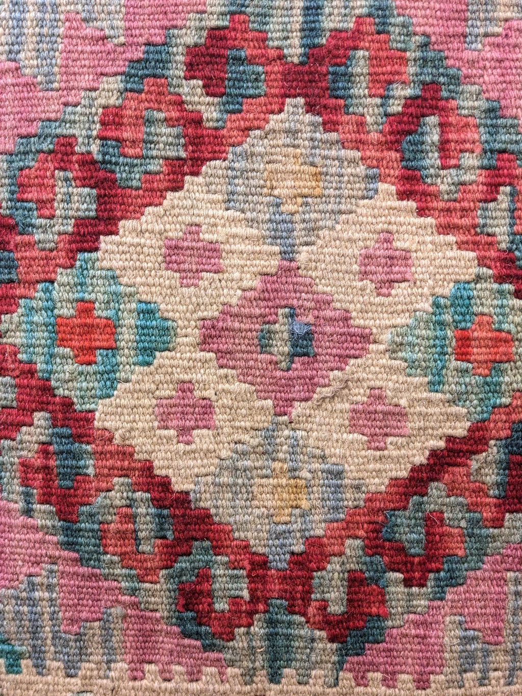 Afghan Kilim Cushion Cover - 45 x 45 cm - Handmade