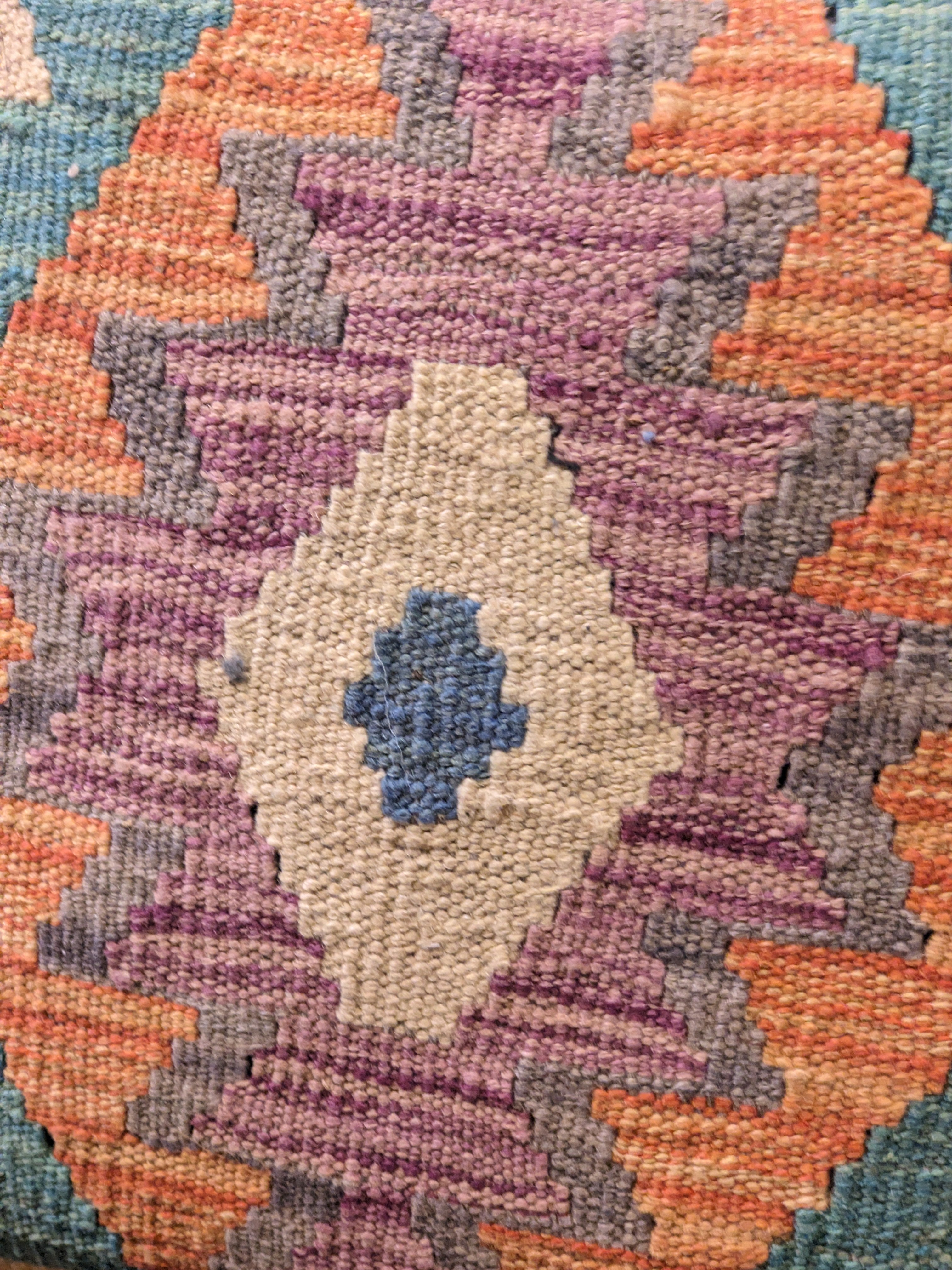 Afghan Kilim Cushion Cover - 45 x 45 cm - Handmade