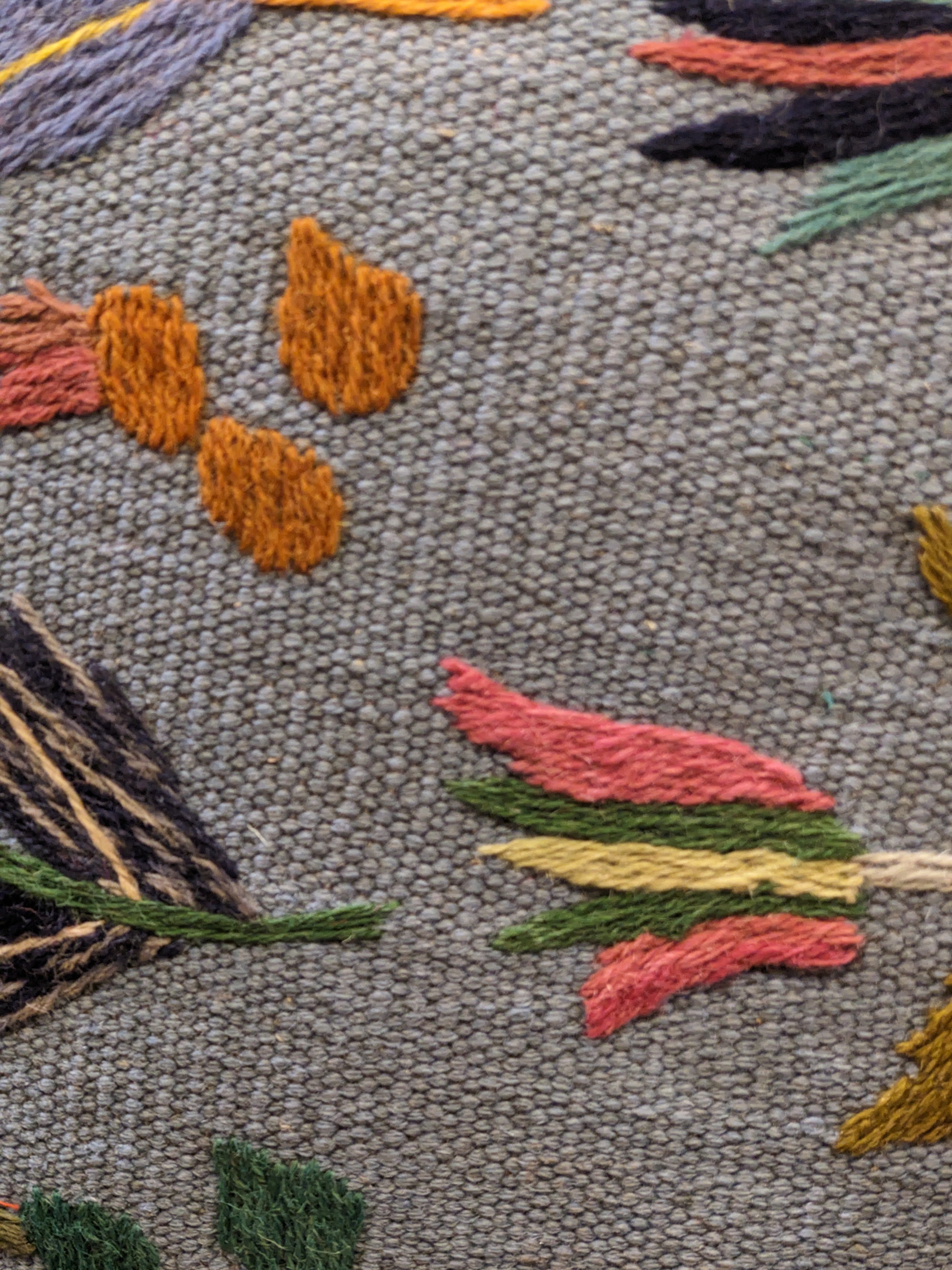 Suzani Hand Embroidered Cushion Cover - 45 x 45 cm - Handmade