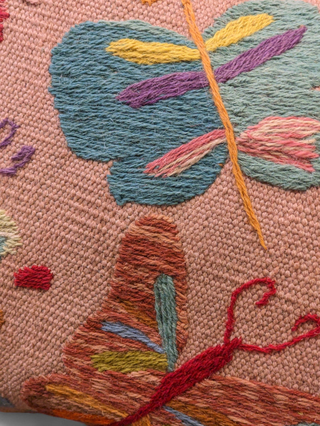 Suzani Hand Embroidered Cushion Cover - 45 x 45 cm - Handmade