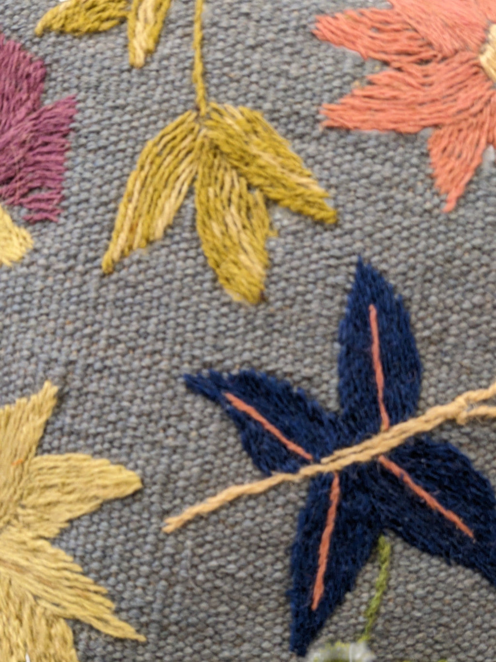 Suzani Hand Embroidered Cushion Cover - 45 x 45 cm - Handmade