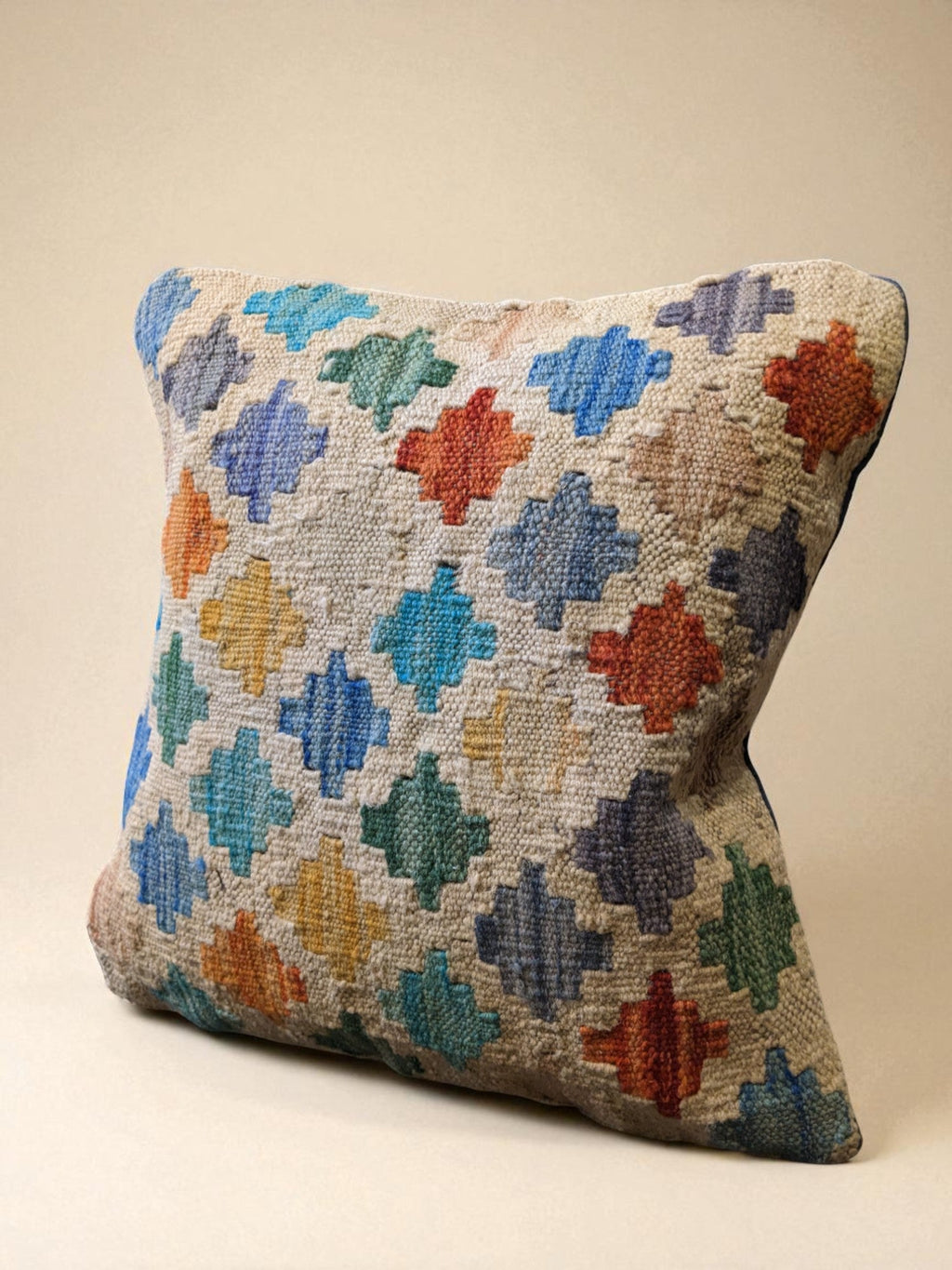 Afghan Kilim Cushion Cover - 46 x 46 cm - Handmade
