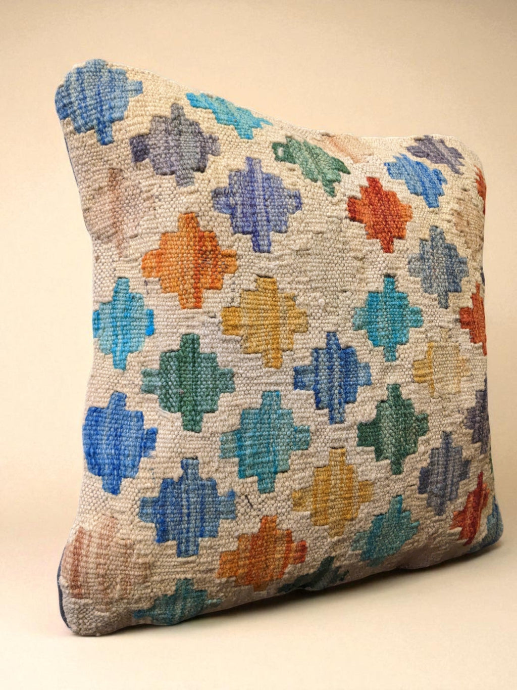 Afghan Kilim Cushion Cover - 46 x 46 cm - Handmade