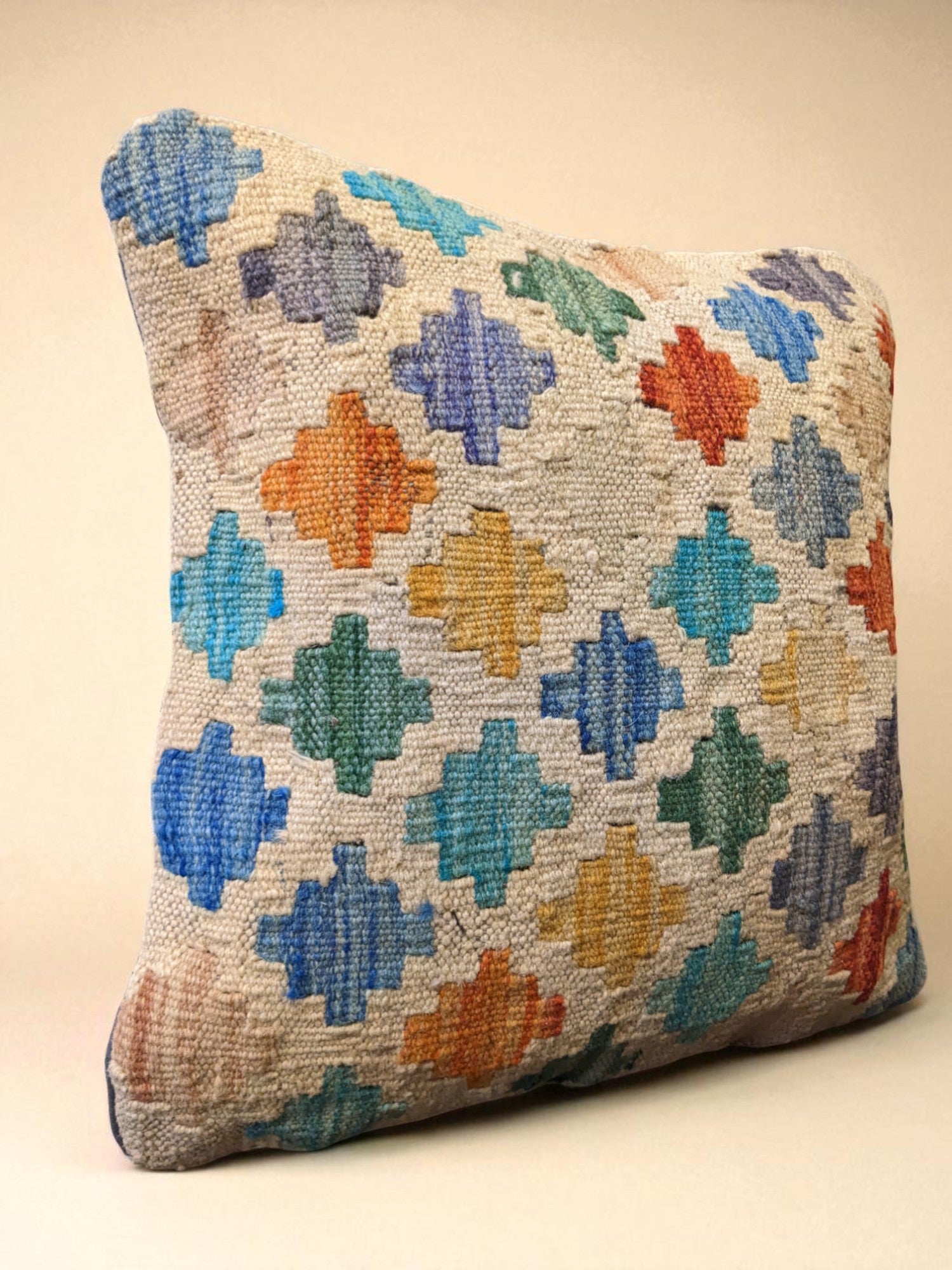 Afghan Kilim Cushion Cover - 46 x 46 cm - Handmade