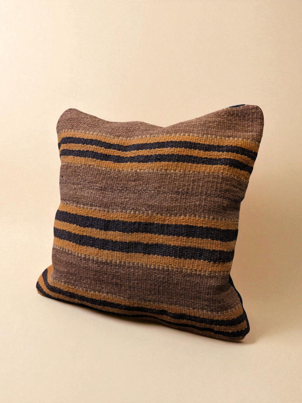 Turkish Kilim Vintage Cushion Cover - 40 x 40 cm - Handmade