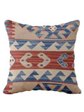 Turkish Kilim Vintage Cushion Cover - 40 x 40 cm - Handmade
