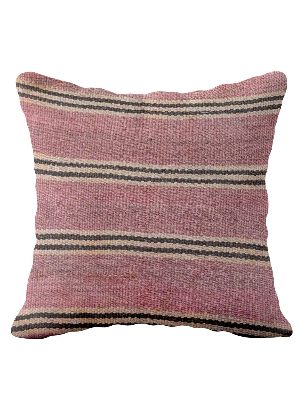 Turkish Kilim Vintage Cushion Cover - 40 x 40 cm - Handmade