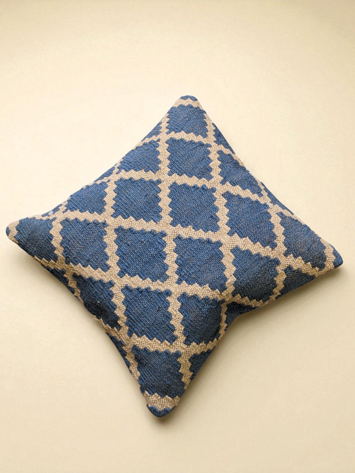 Ikat Kilim Cushion Cover - 45 x 45 cm - Handmade