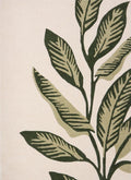 ParadiseLeafHand-TuftedWoolRug-1 - Bobobiy