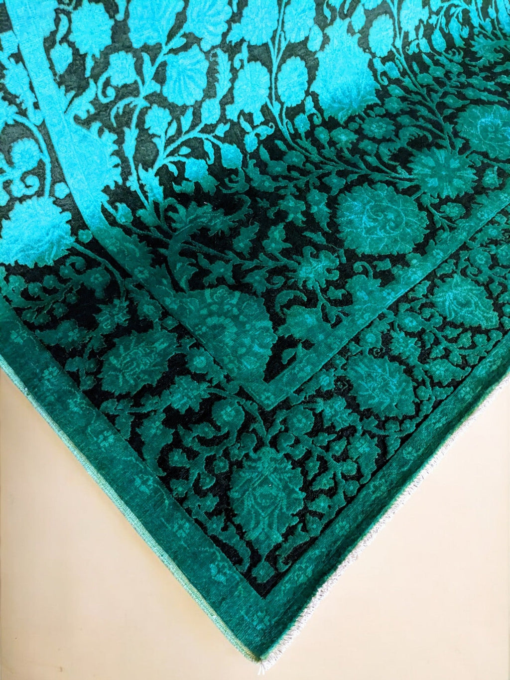 Ziegler Silk Wash Chobi Rug - 277 x 186 cm - Handmade