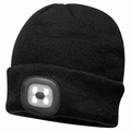 Portwest-B029-USB-Rechargeable-LED-Headlight-Beanie-Various-Colours-Workwear-Nation-Ltd-3307 - Bobobiy